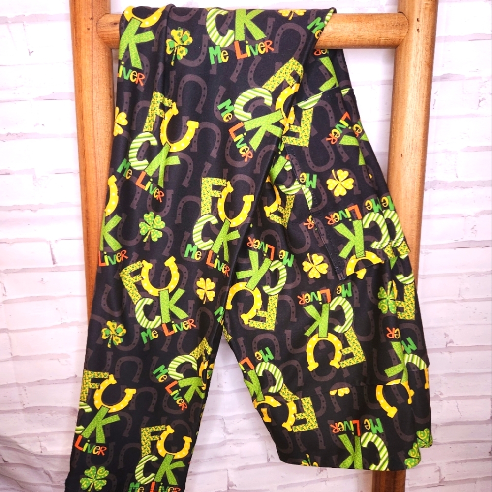 F--- ME LIVER leggings w/ pockets